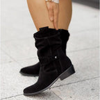 R&B | Reißverschluss-Stiefeletten mit Niedrigem Absatz