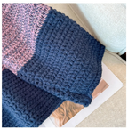 R&B | Gemütlicher Plus Size Fauler Tag Patch Farb Sweater