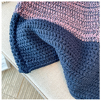 R&B | Gemütlicher Plus Size Fauler Tag Patch Farb Sweater