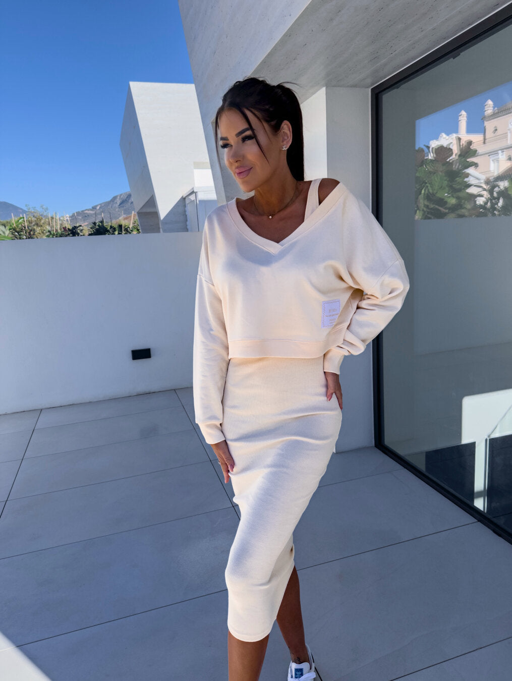 Heidi-Mode | Sweatshirt-Kleid-Set