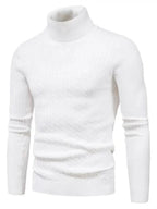 R&B | Border Slim Fit Rollkragenpullover Herren