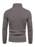 R&B | Border Slim Fit Rollkragenpullover Herren