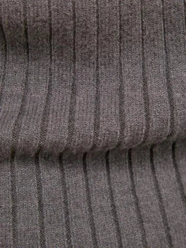 R&B | Border Slim Fit Rollkragenpullover Herren
