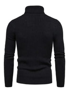 R&B | Border Slim Fit Rollkragenpullover Herren