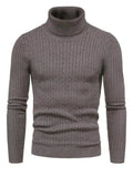 R&B | Border Slim Fit Rollkragenpullover Herren