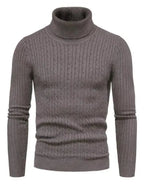 R&B | Border Slim Fit Rollkragenpullover Herren