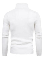 R&B | Border Slim Fit Rollkragenpullover Herren