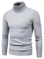 R&B | Border Slim Fit Rollkragenpullover Herren