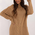 R&B | Strickkleid mit Kabelmuster Warm und Komfortabel Eleganter Stil