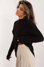 R&B | Strickkleid mit Kabelmuster Warm und Komfortabel Eleganter Stil