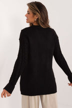 R&B | Strickkleid mit Kabelmuster Warm und Komfortabel Eleganter Stil
