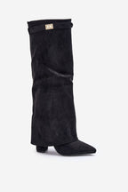 R&B | Elegante Kniehoge Stiefel mit Riemchen