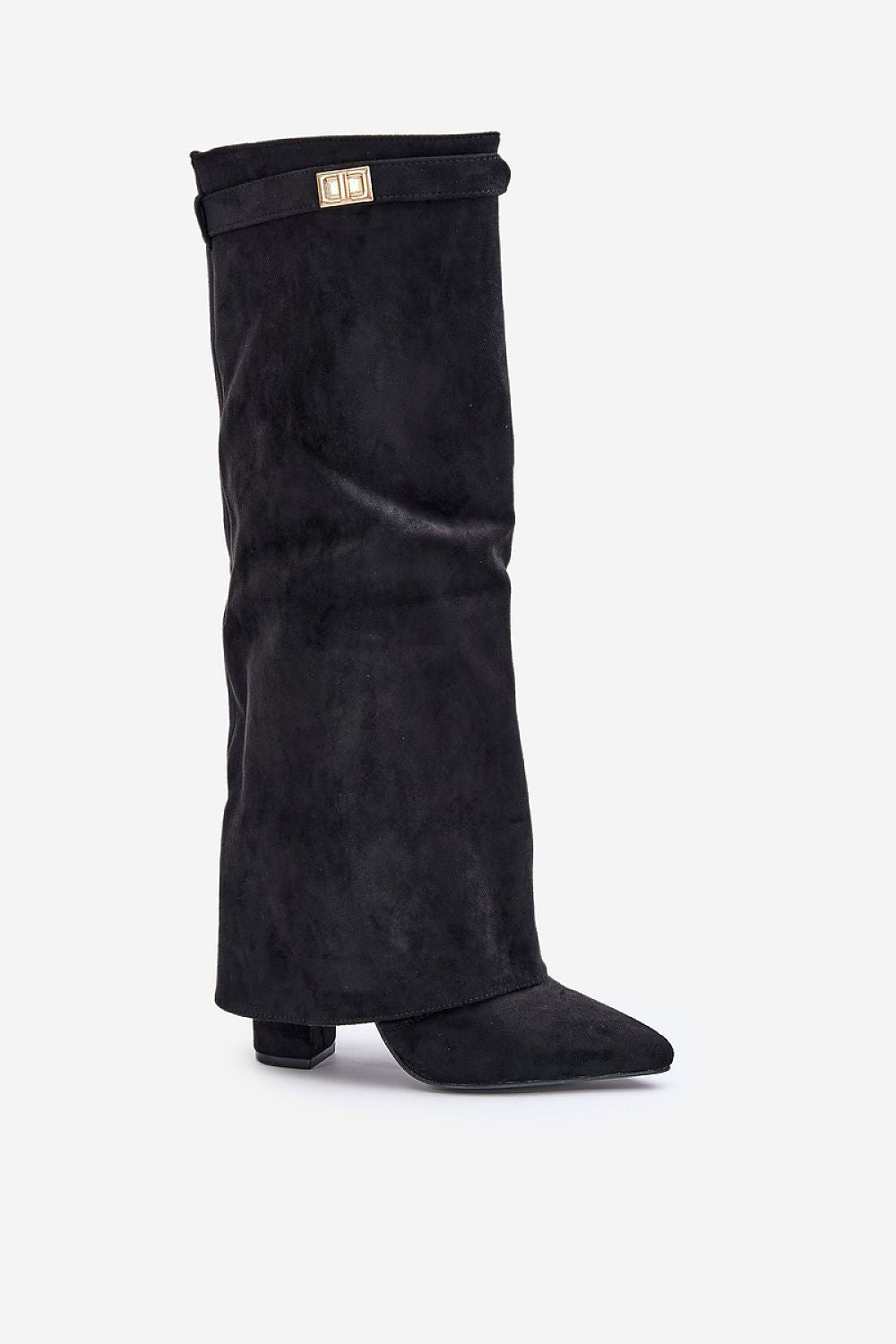 R&B | Elegante Kniehoge Stiefel mit Riemchen