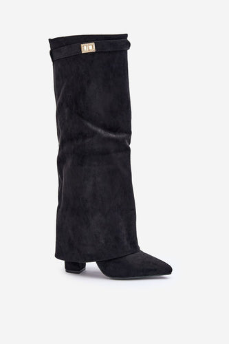 R&B | Elegante Kniehoge Stiefel mit Riemchen