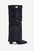 R&B | Elegante Kniehoge Stiefel mit Riemchen