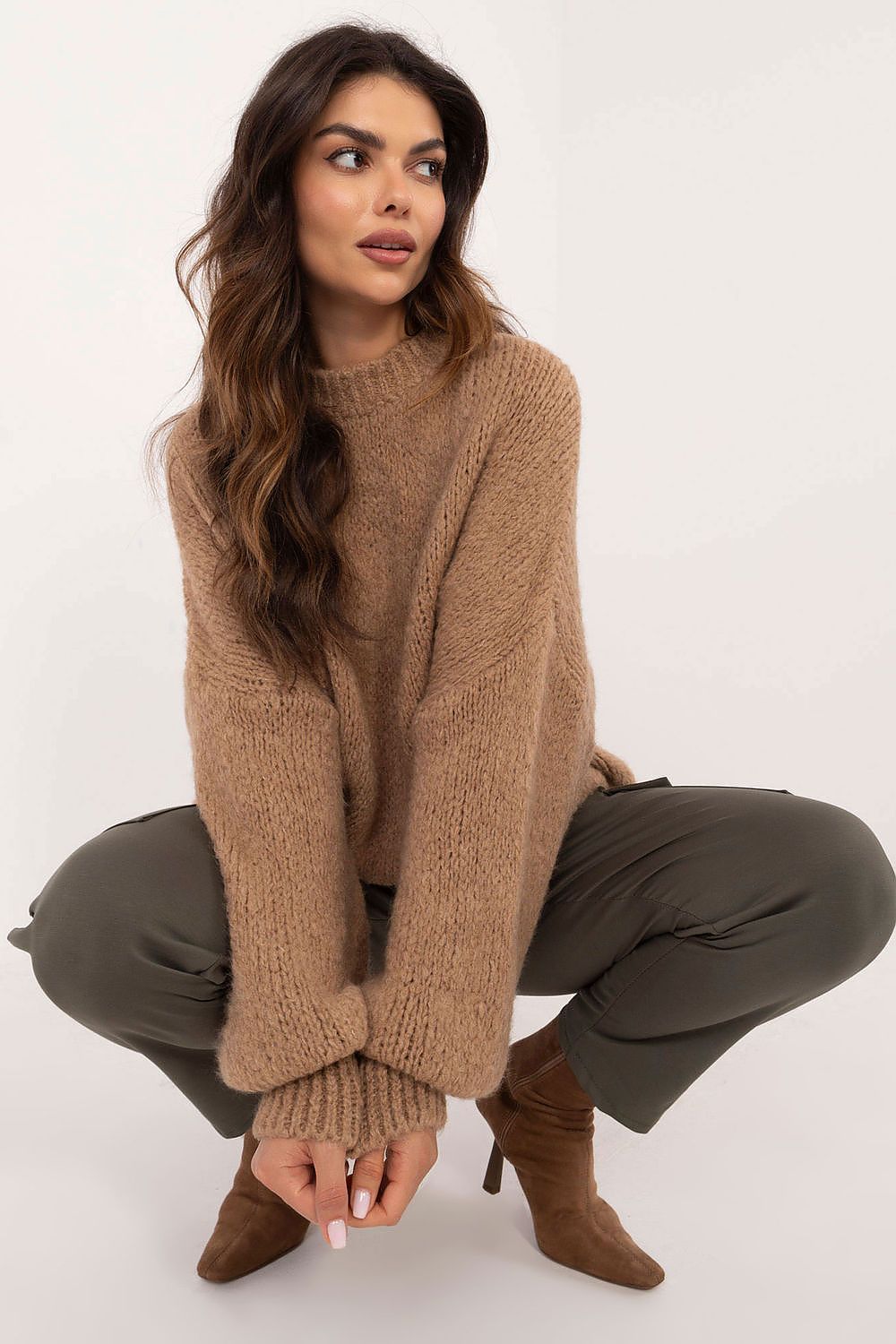 R&B | Strickpullover mit Lockere Passform Weiches Strick Hygge und Komfort