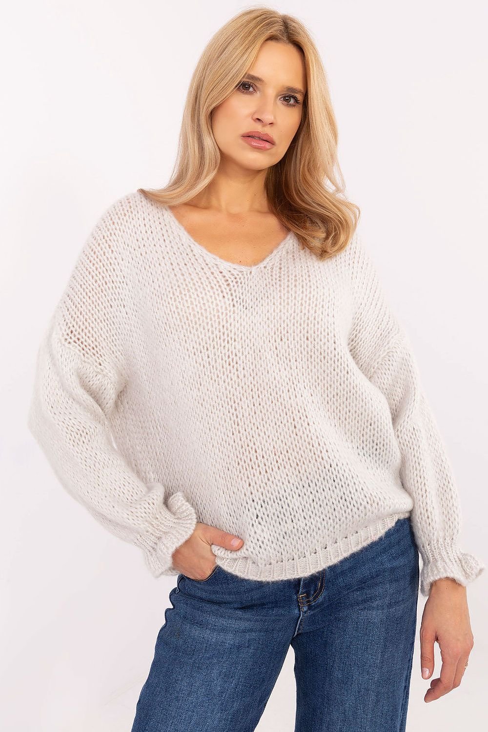R&B | Lässiger Pullover mit V-ausschnitt Weich und Atmungsaktiv Entspannte Passform