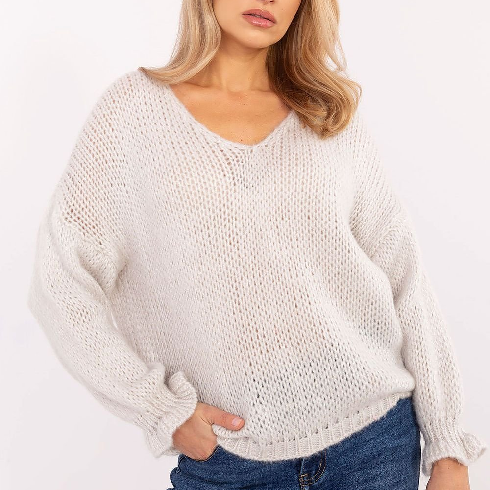 R&B | Lässiger Pullover mit V-ausschnitt Weich und Atmungsaktiv Entspannte Passform