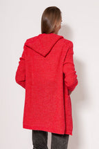R&B | Strickjacke mit Kapuze Soft und Warm Lässiger Look