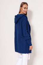 R&B | Strickjacke mit Kapuze Soft und Warm Lässiger Look