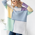 R&B | Strickpullover mit Grafischem Muster Oversized Fit Weich und Bequem