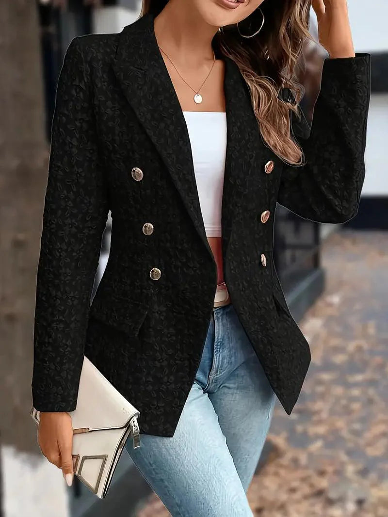 R&BMode – Stilvoller Zweireihiger Blazer