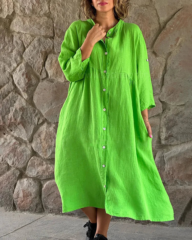 Hemdblusenkleid - stilvolles Sommerkleid