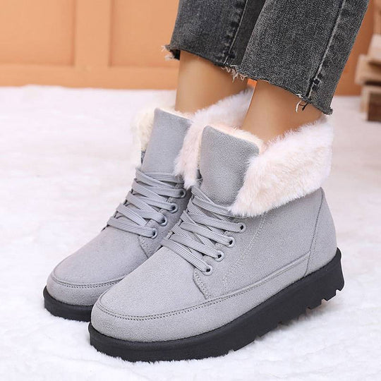 Kuschelige Damen-Winterstiefel mit Fellfutter R&B R&B