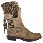 Wasserdichte Stiefel Mit Reißverschluss An Der Wade R&B