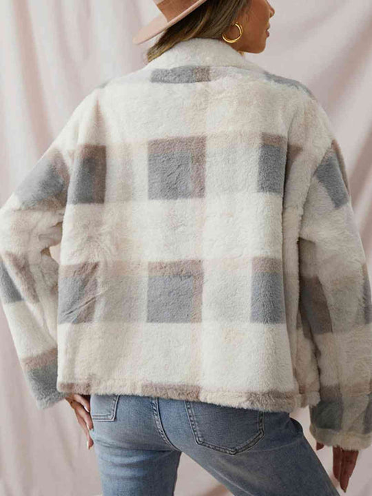 R&B | Kragenhemd Plaid Mantel