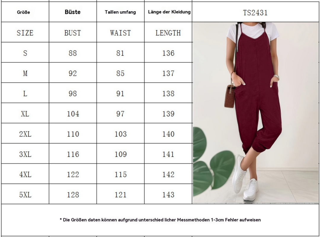 R&B | Einfarbiger Taschen-Overall
