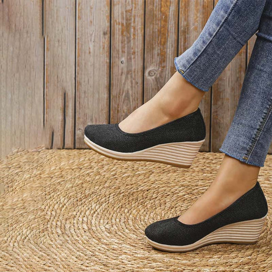 Lässige Keilschuhe