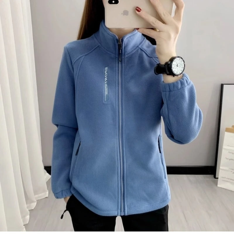 R&B | Warme Winter Fleece Jacke für Damen