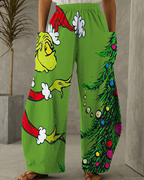 R&B | Weihnachtsdruck Freizeit Hose