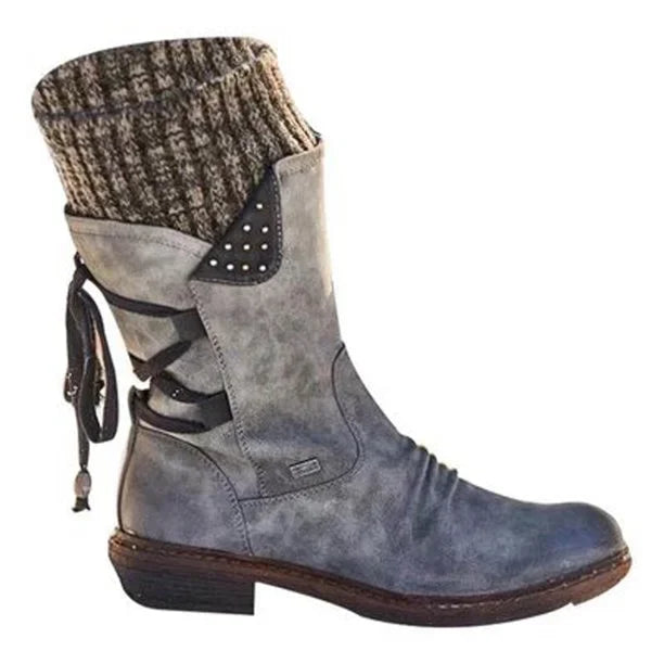 R&B | Modische Winterstiefeletten Zum Schnüren