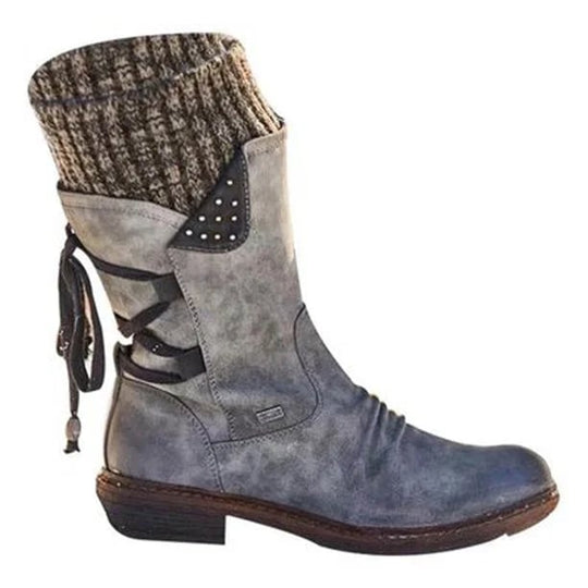 Wasserdichte Stiefel Mit Reißverschluss An Der Wade R&B