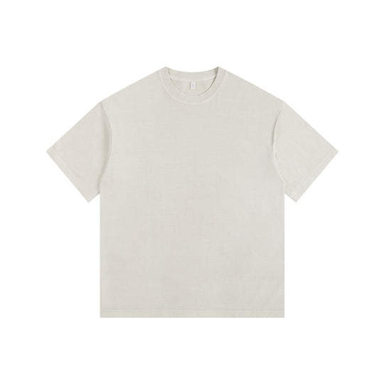 R&B | Schillerndes altes kurzes T-Shirt mit Färbung