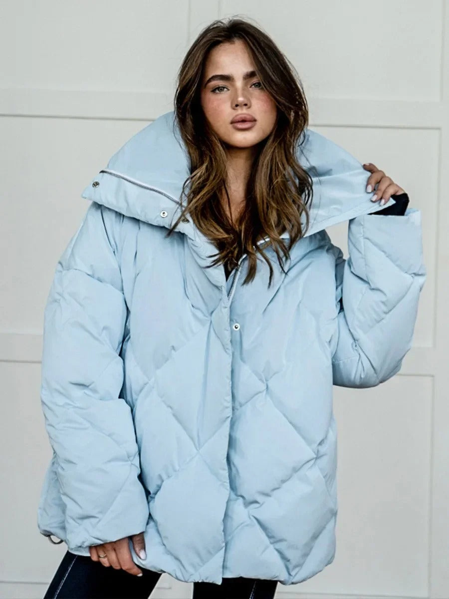 R&B | Oversized Puffer mit Reißverschluss