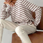 R&B | Gestreiftes T-Shirt Luxus Komfort Und Stil