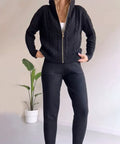 R&B | Satz Aus Twist Jacquard Pullover und Strickjacke