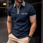 R&B | Farblich passendes POLO-Shirt mit Knöpfen