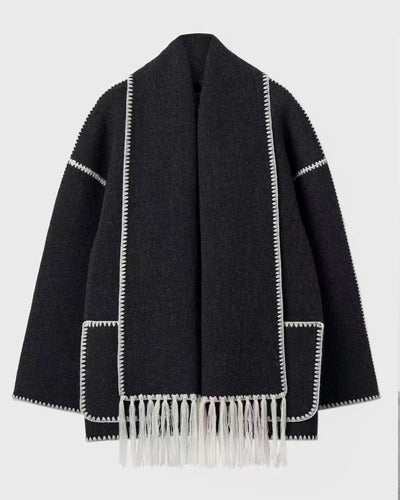 R&B | Hepburn-Stil Wollcape Mantel