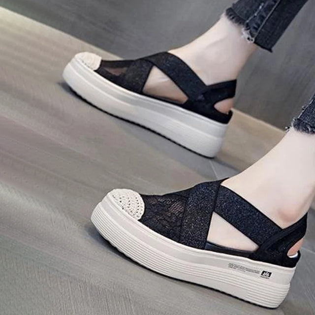 Lässige atmungsaktive Mesh-Sandalen R&B
