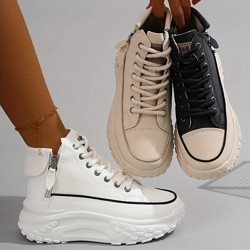 R&B | Lässige Plateau Knöchelhohe Sneaker
