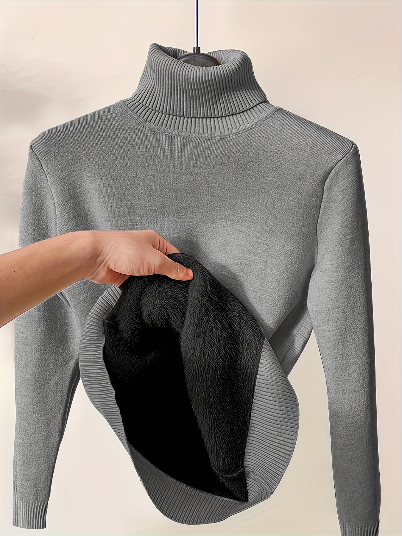 R&B | Weicher Rollkragenpullover für Kalte Tage