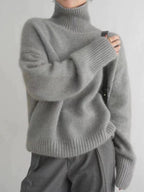 R&B | weich gestrickter Pullover mit Rollkragen für kühle Tage