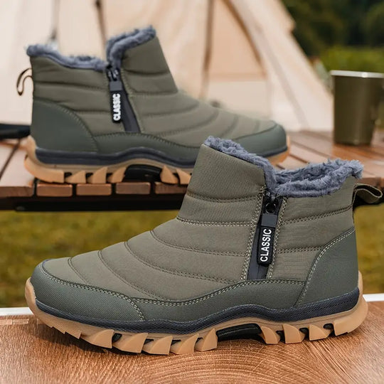 Herren Winter-Schneestiefel mit Fleecefutter R&B
