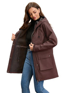 R&B | Wasserdichte Softshell-Damenjacke mit Kapuze
