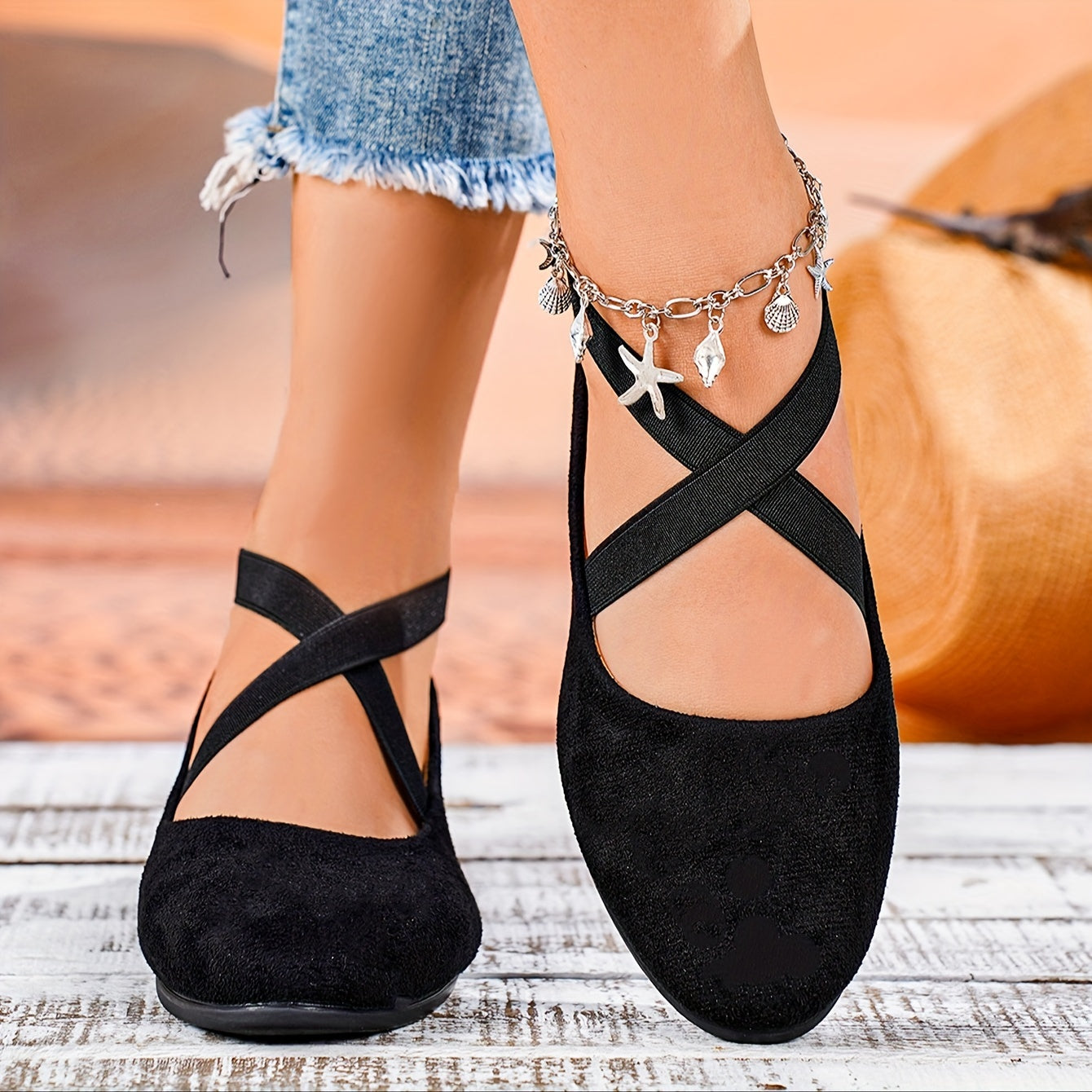 R&B | Bequeme Flache Wedges