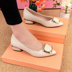 Damen-Halbschuhe mit flacher spitzer Zehe R&B R&B